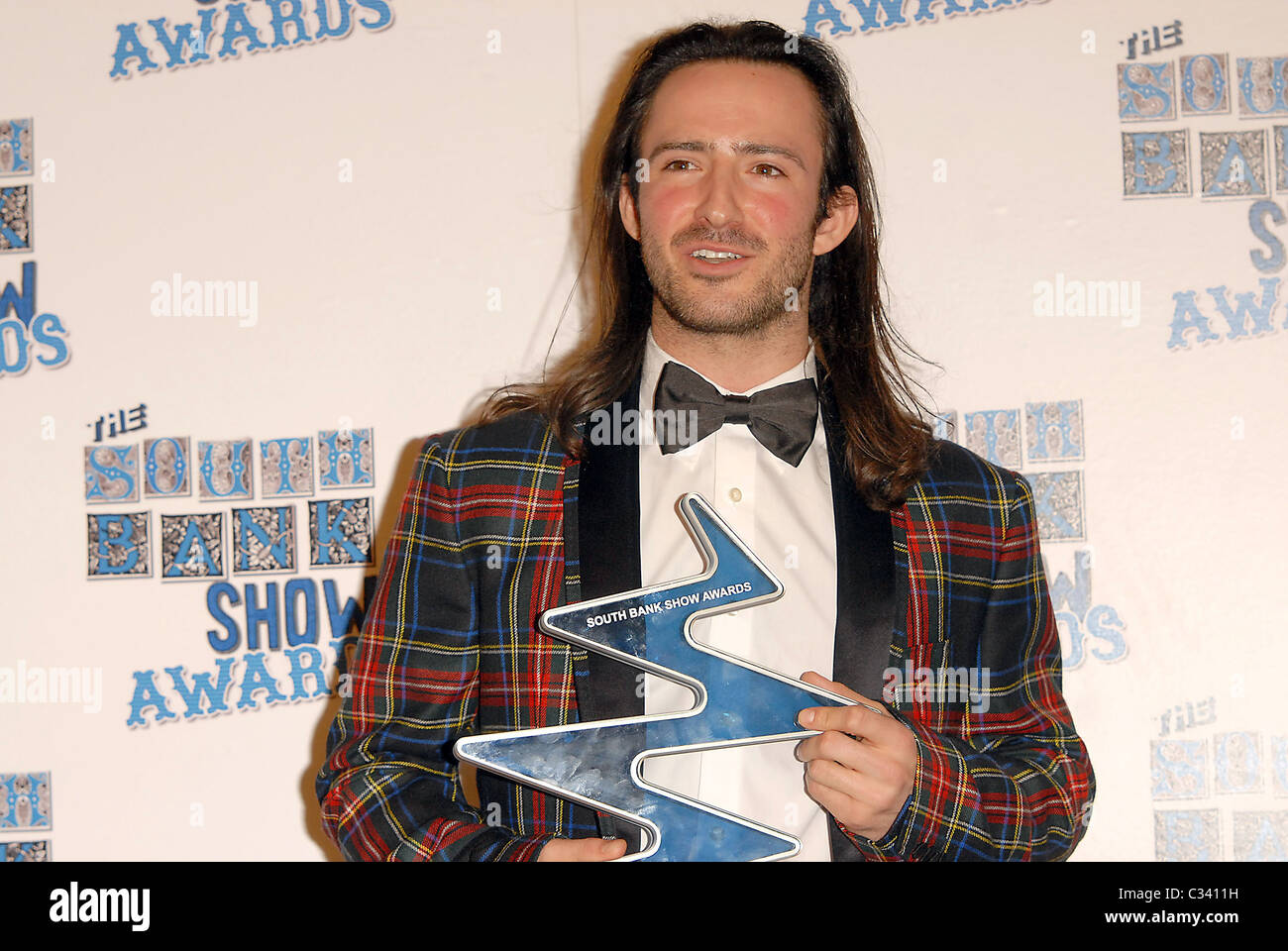 Aaron Sillis, winner (Dance) South Bank Show Awards held at the Dorchester Hotel - Press Room London, England - 20.01.09 Vince Stock Photo