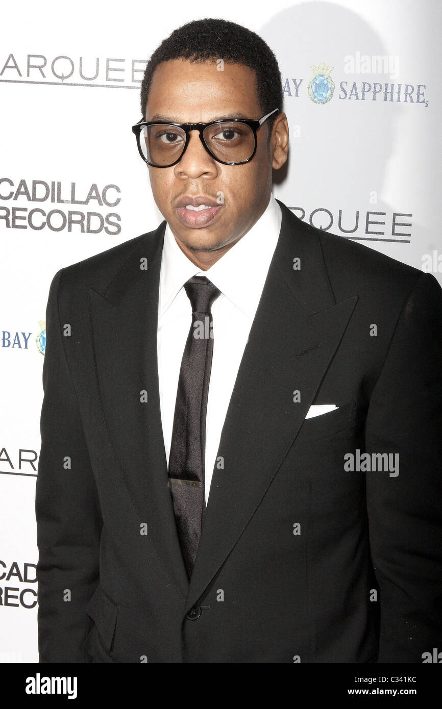 Shawn 'JayZ' Carter New York Premiere of 'Cadillac Records' at AMC