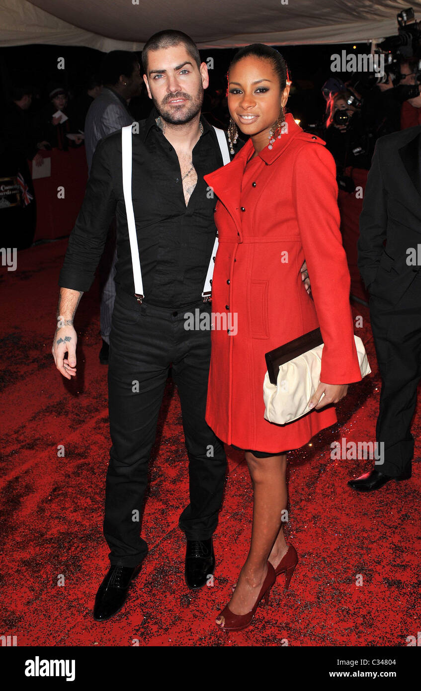 Shane Lynch and Sheena White, British Comedy Awards held at the London