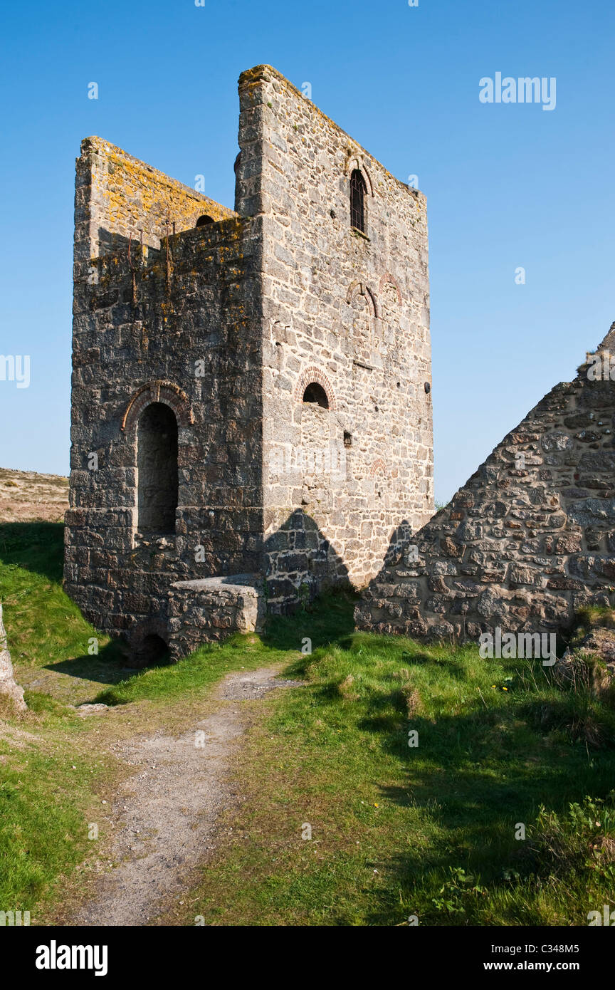 Cornwalls Industrial Heritage Twin Pools Gold Stock Photo 330996185