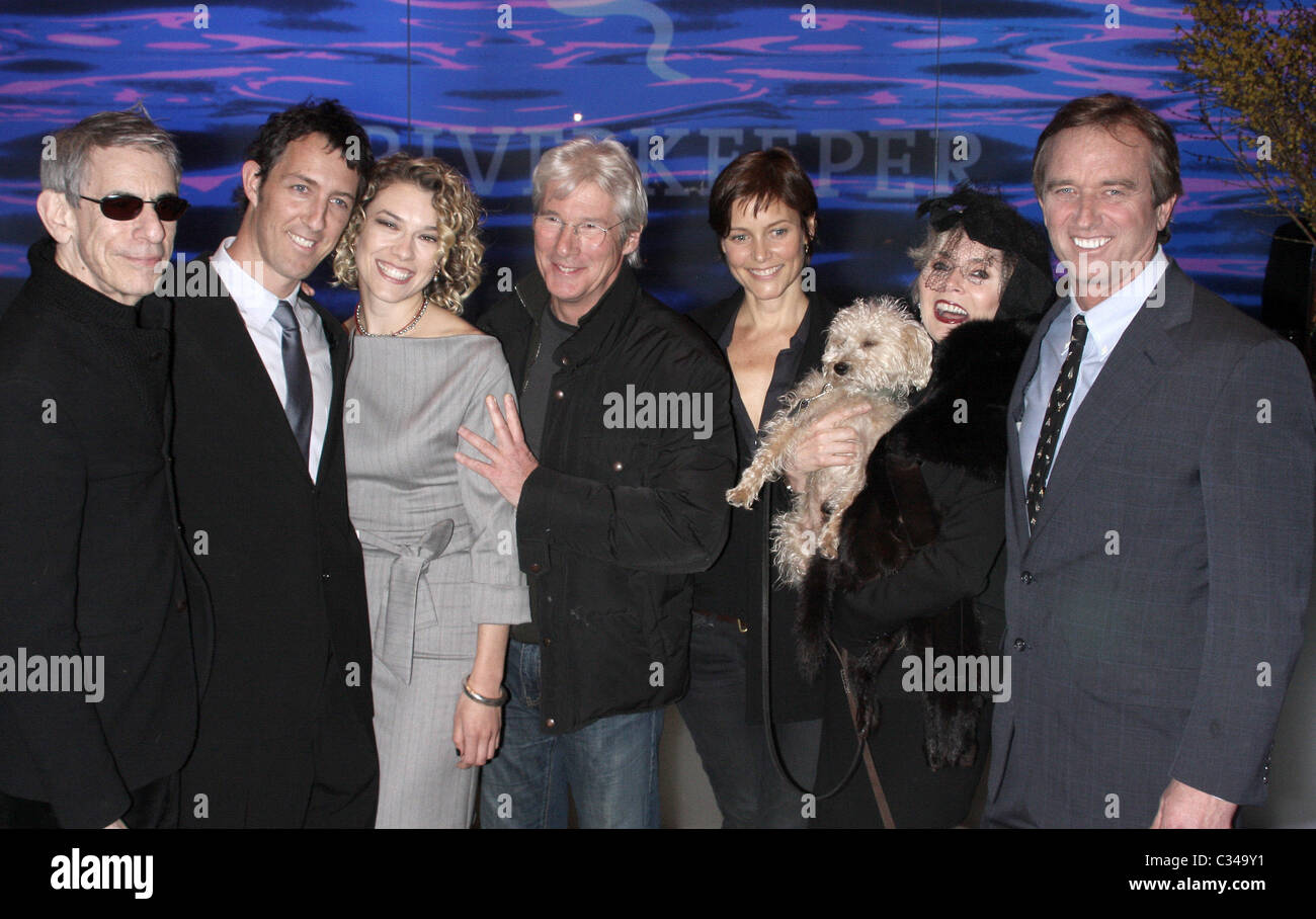 Richard Belzer, Alex Matthiessen, Guest, Richard Gere, Carey Lowell , Harlee McBride and Robert F. Kennedy Jr. Riverkeeper's Stock Photo