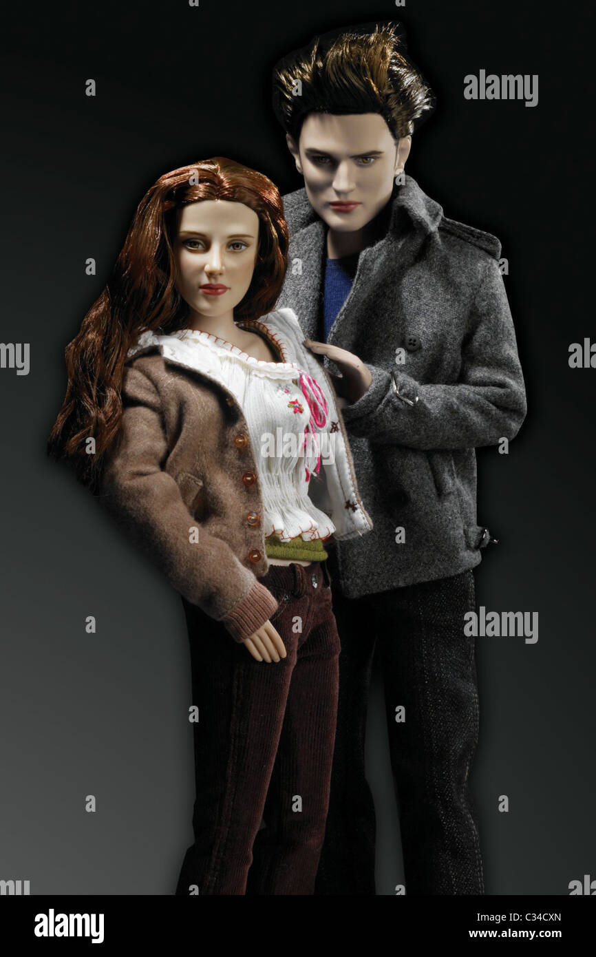 The Tonner Doll Company has produced a collection of dolls in the likeness  of the stars of the new hit film 'Twilight,' set to Stock Photo - Alamy