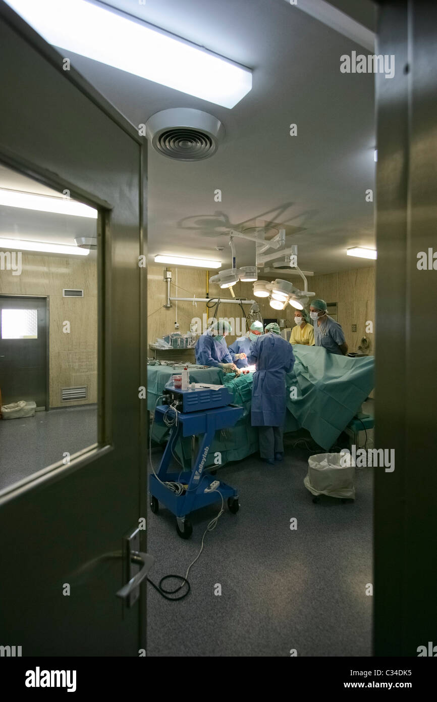 Operating room in hospital during surgical procedure Stock Photo Alamy