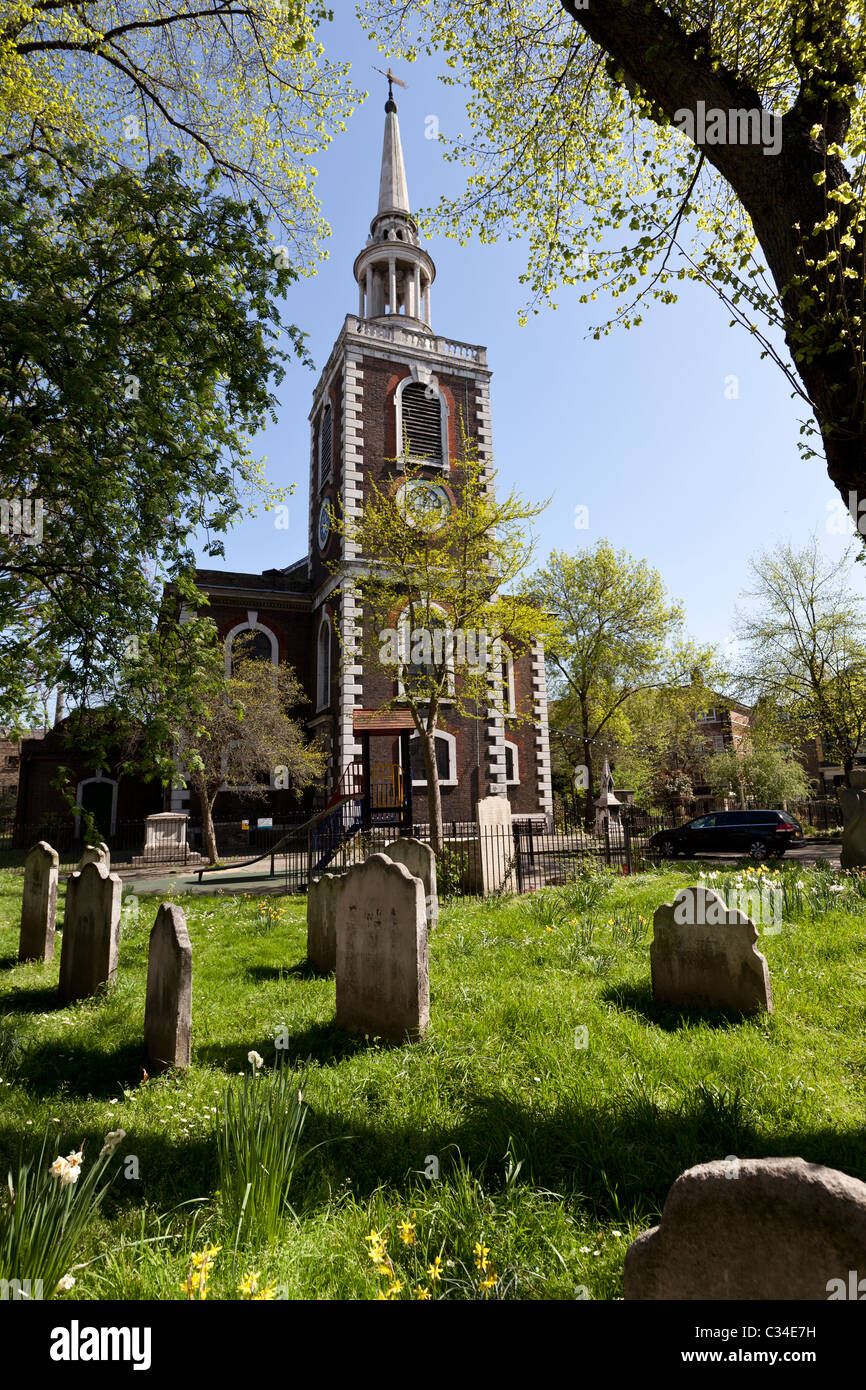 St Mary's Church, Rotherhithe, London, England, UK. Stock Photo