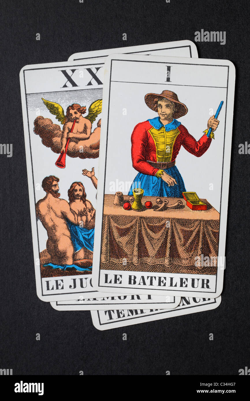 Tarot cards. Le bateleur Stock Photo - Alamy