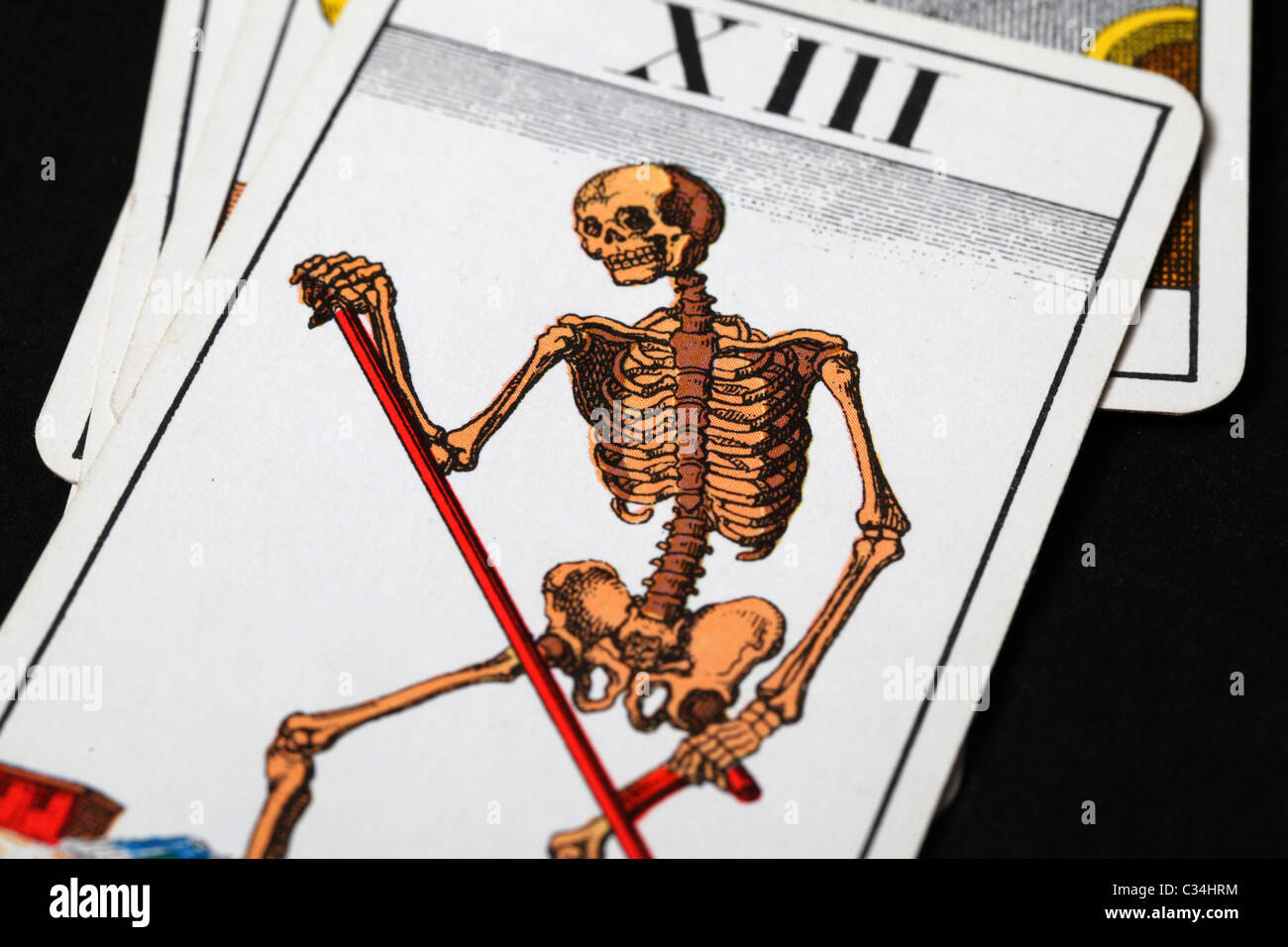 Tarot cards. Le mort Stock Photo