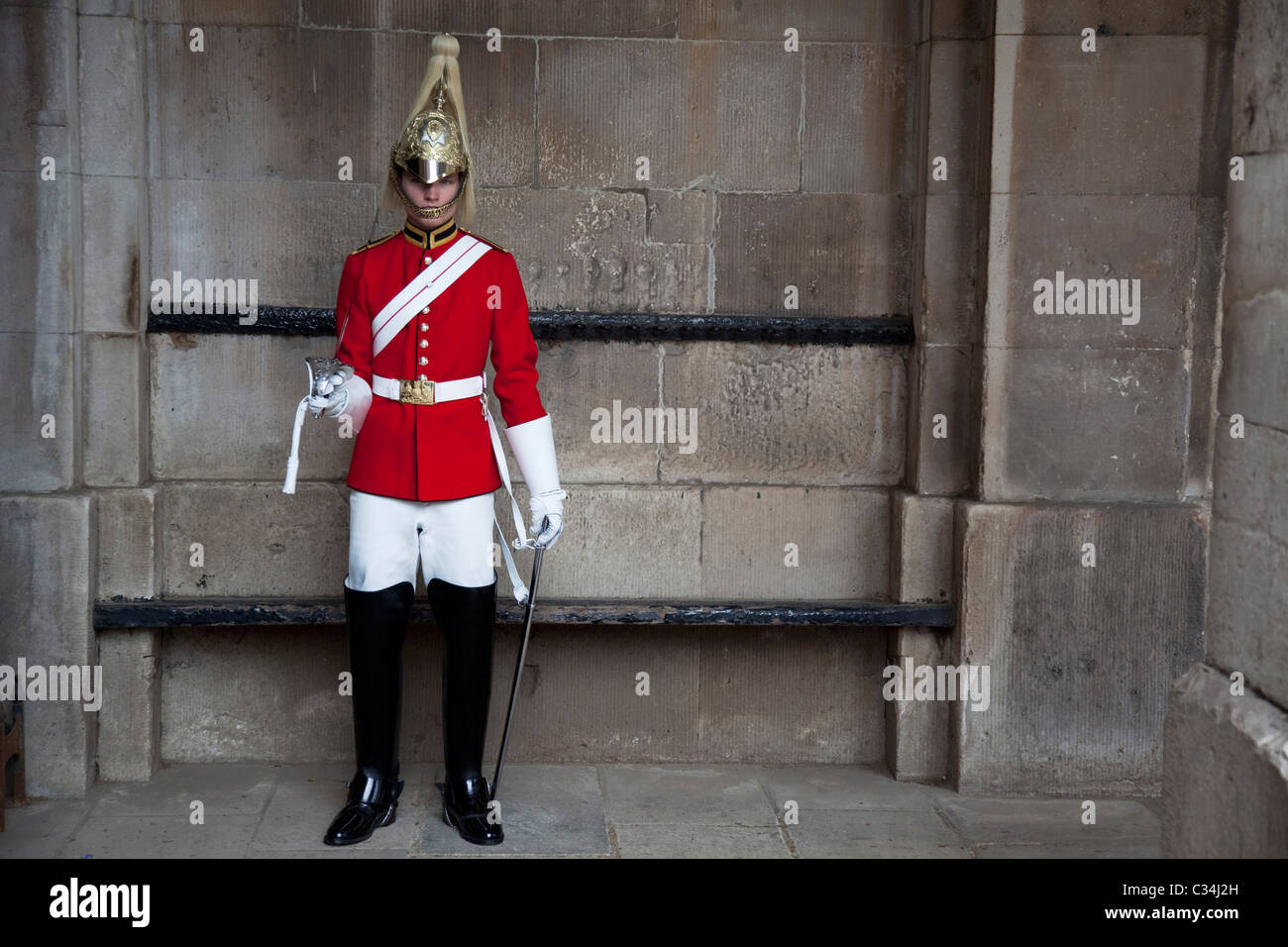 A Life Guard. The senior regiment of the British Army and one half of