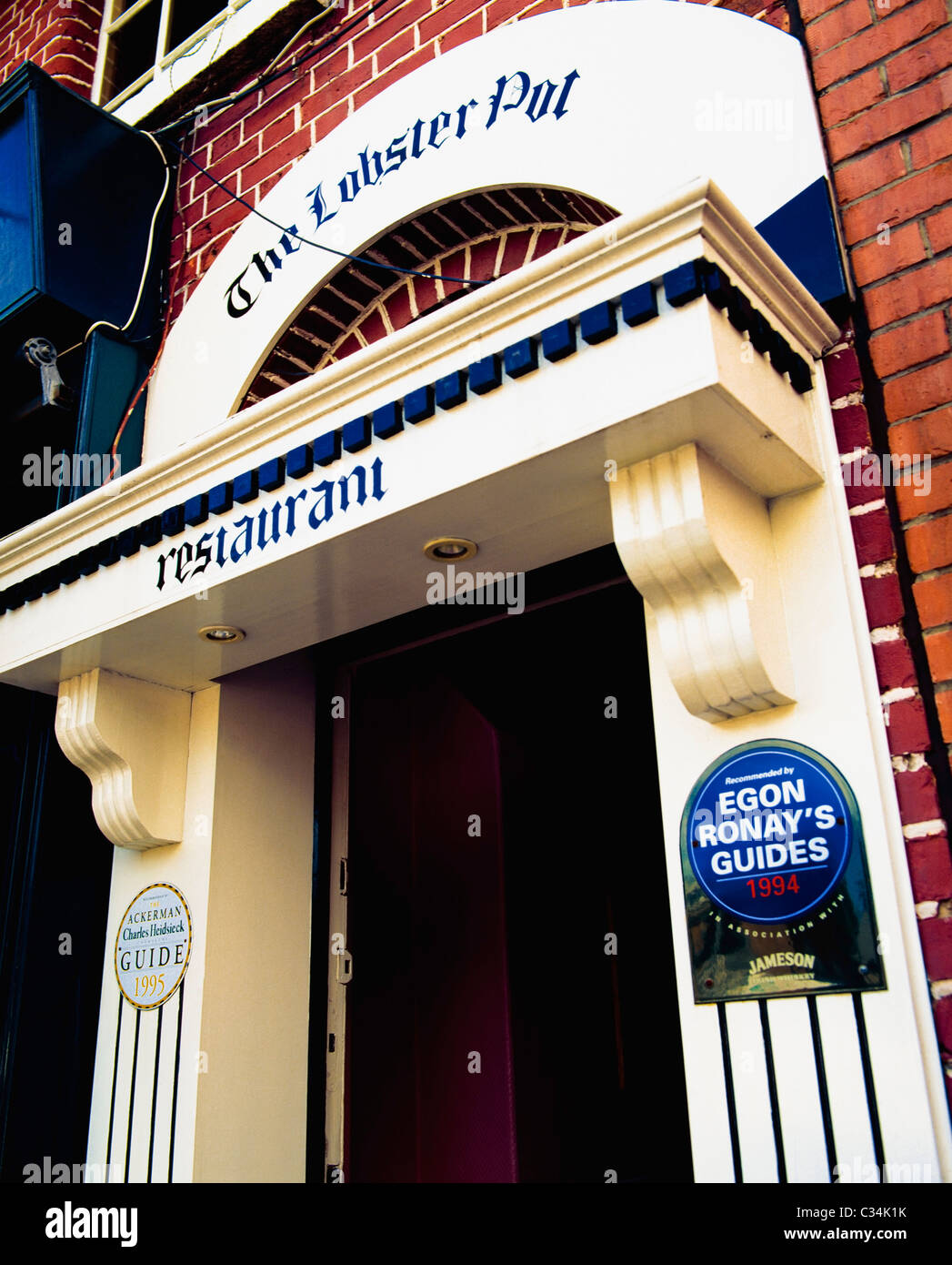 Ballsbridge, Co Dublin, Ireland, The Lobster Pot Restaurant Stock Photo