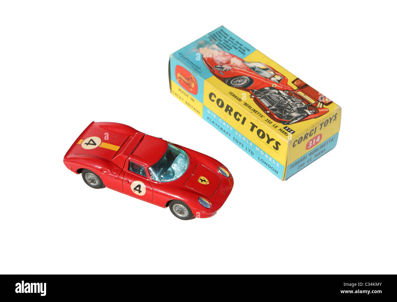Corgi toys Ferrari Berlinetta Stock Photo