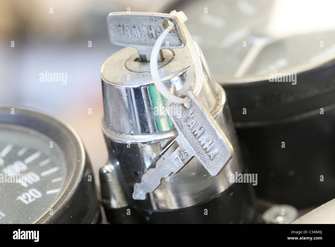 Yamaha motorcycle ignition key hires stock photography and images Alamy