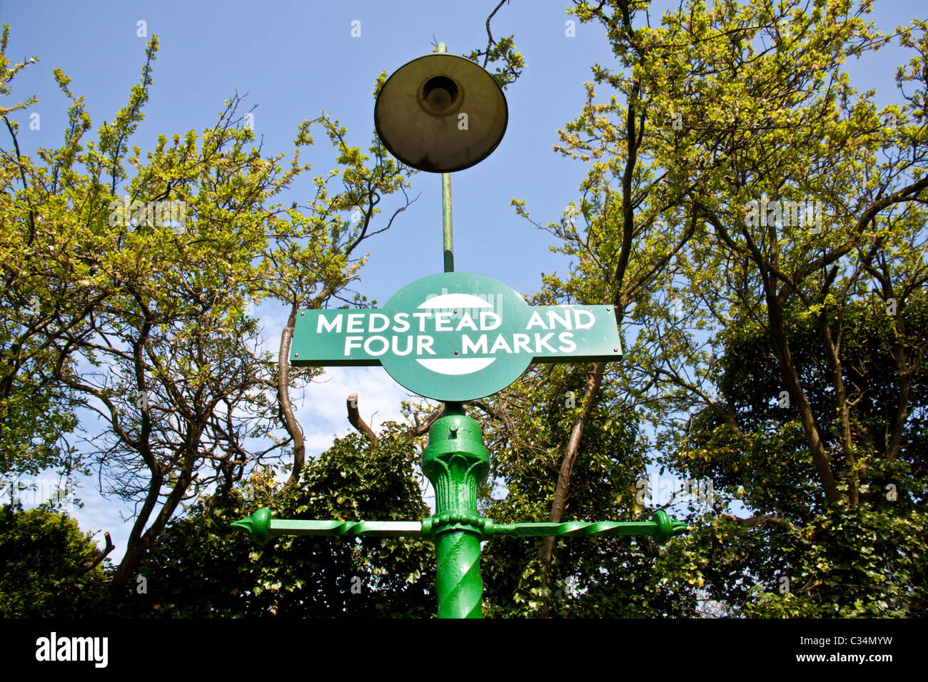 Medstead and Four Marks station on the watercress line , Hampshire