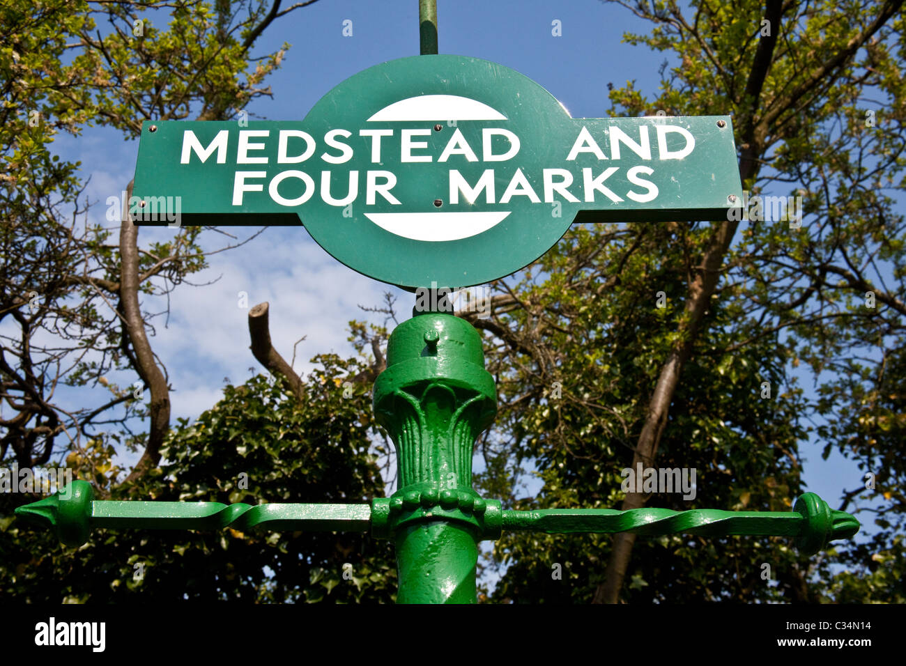 Medstead four marks railway station hires stock photography and images
