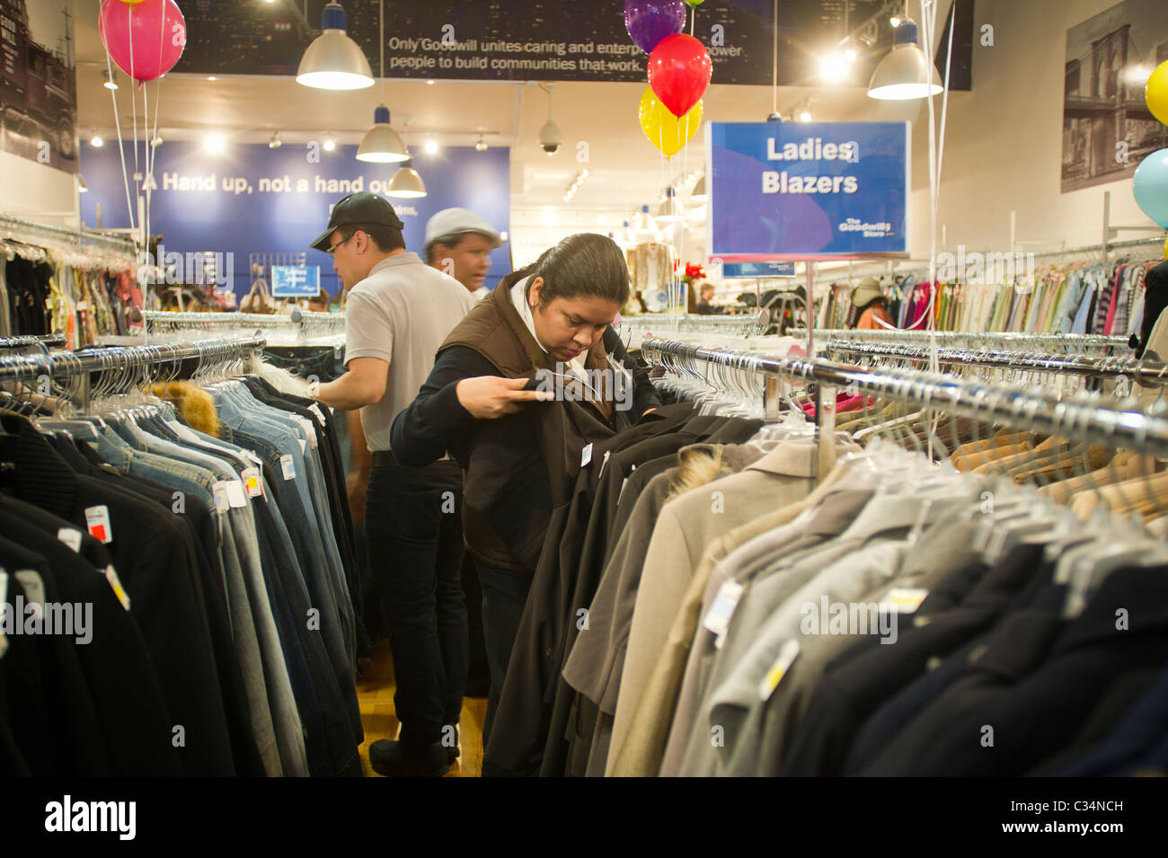 Grand opening of a new boutique Goodwill Thrift Store in the Greenwich