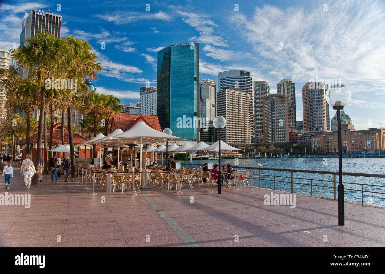 the bay and the skyline of sydney, australia Stock Photo Alamy