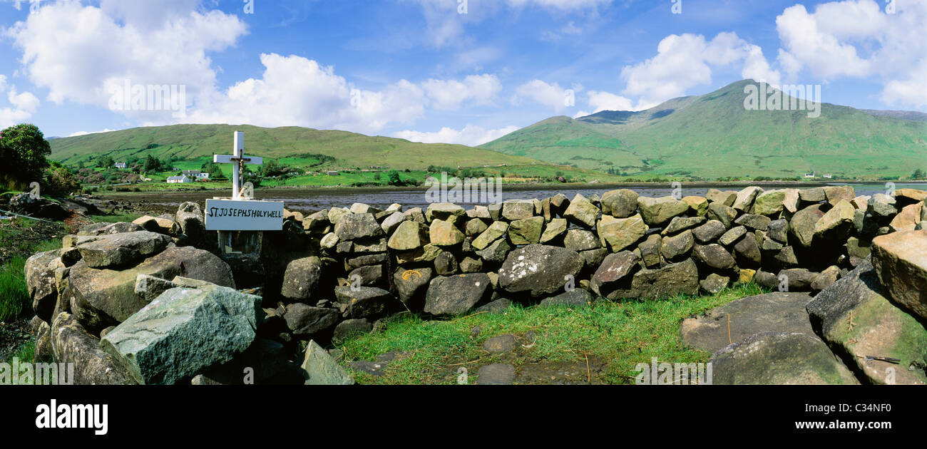 St Joseph's Well, Connemara, Leenane, Co Galway, Ireland Stock Photo ...