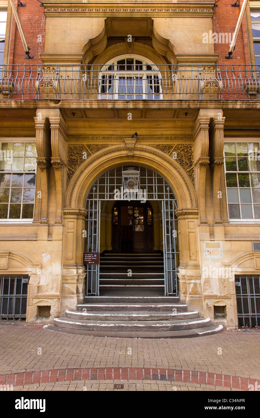 Entrance to Leicester Town Hall from Town Hall Square, Leicester, England, UK Stock Photo Alamy