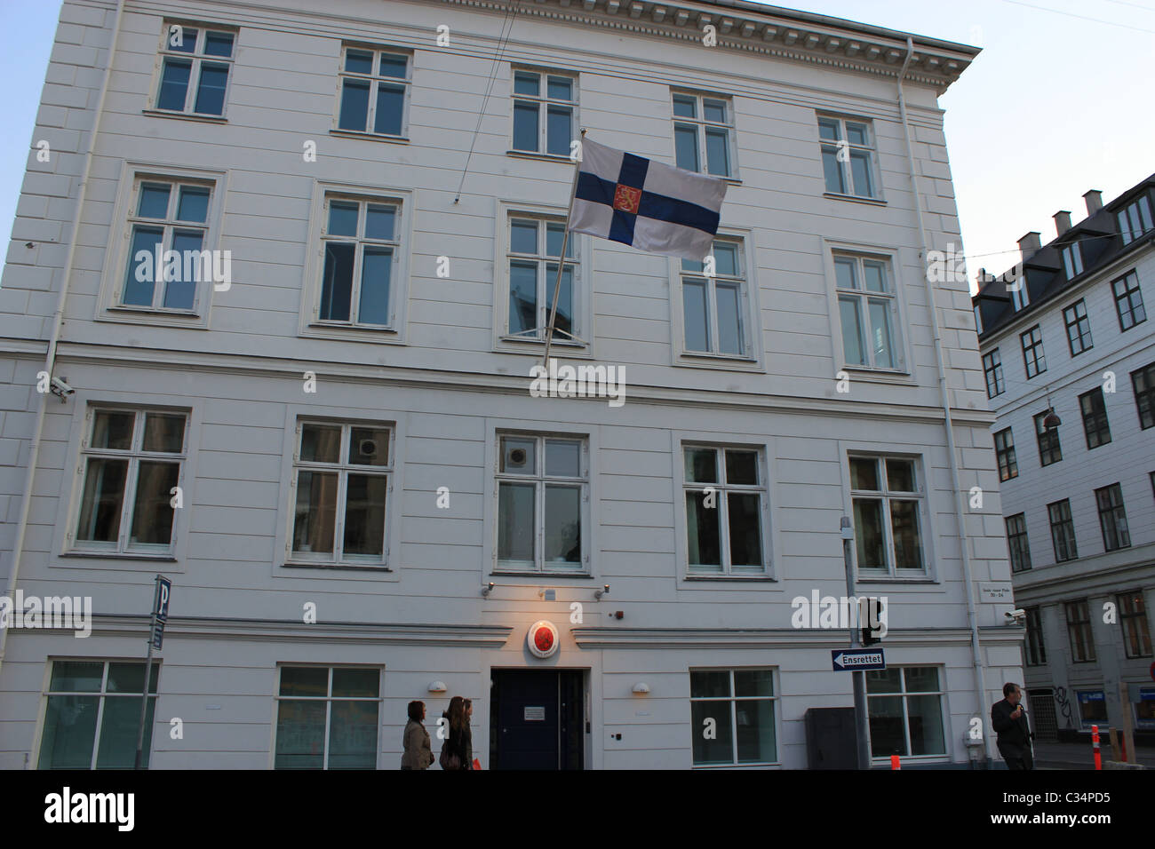 Embassy of Finland in Copenhagen, Denmark Stock Photo
