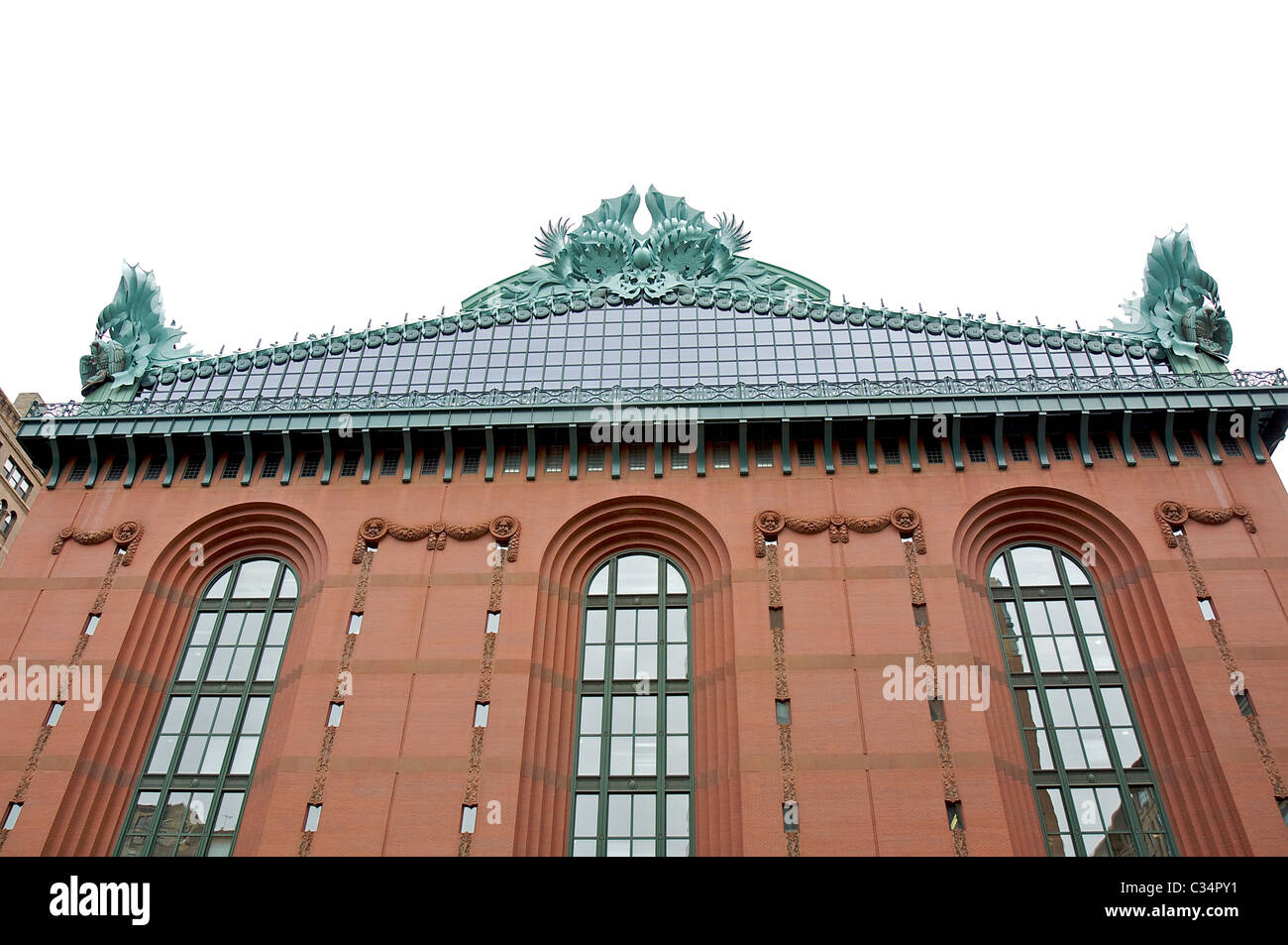 Chicago's Harold Washington Library Center, completed 1991 but designed with the late 19th/early 20th c Beaux-Art style in mind Stock Photo