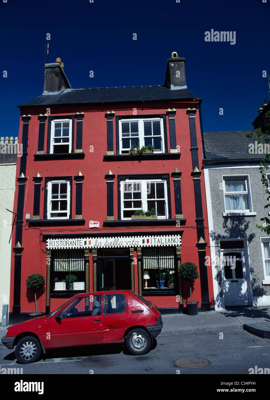 Westport,Co Mayo,Ireland;Italian Restaurant Stock Photo Alamy
