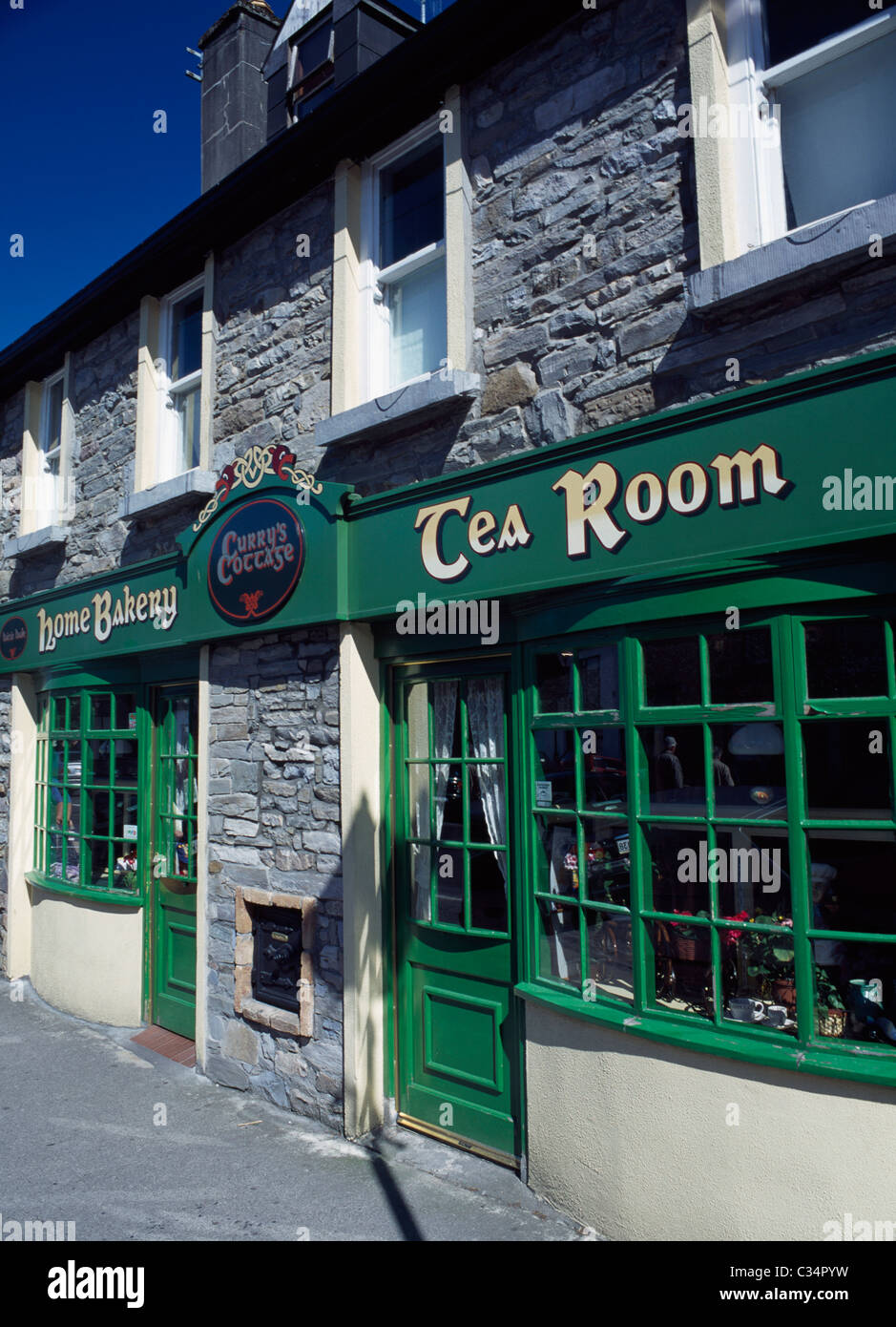 Tea Room,Westport,Co Mayo,Ireland;Exterior Of Curry's Cottage Tea Room