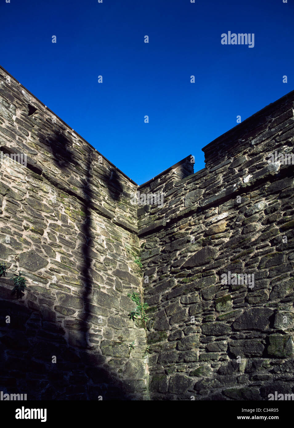 Derry City,Co Derry,Ireland;Derry City Walls Stock Photo