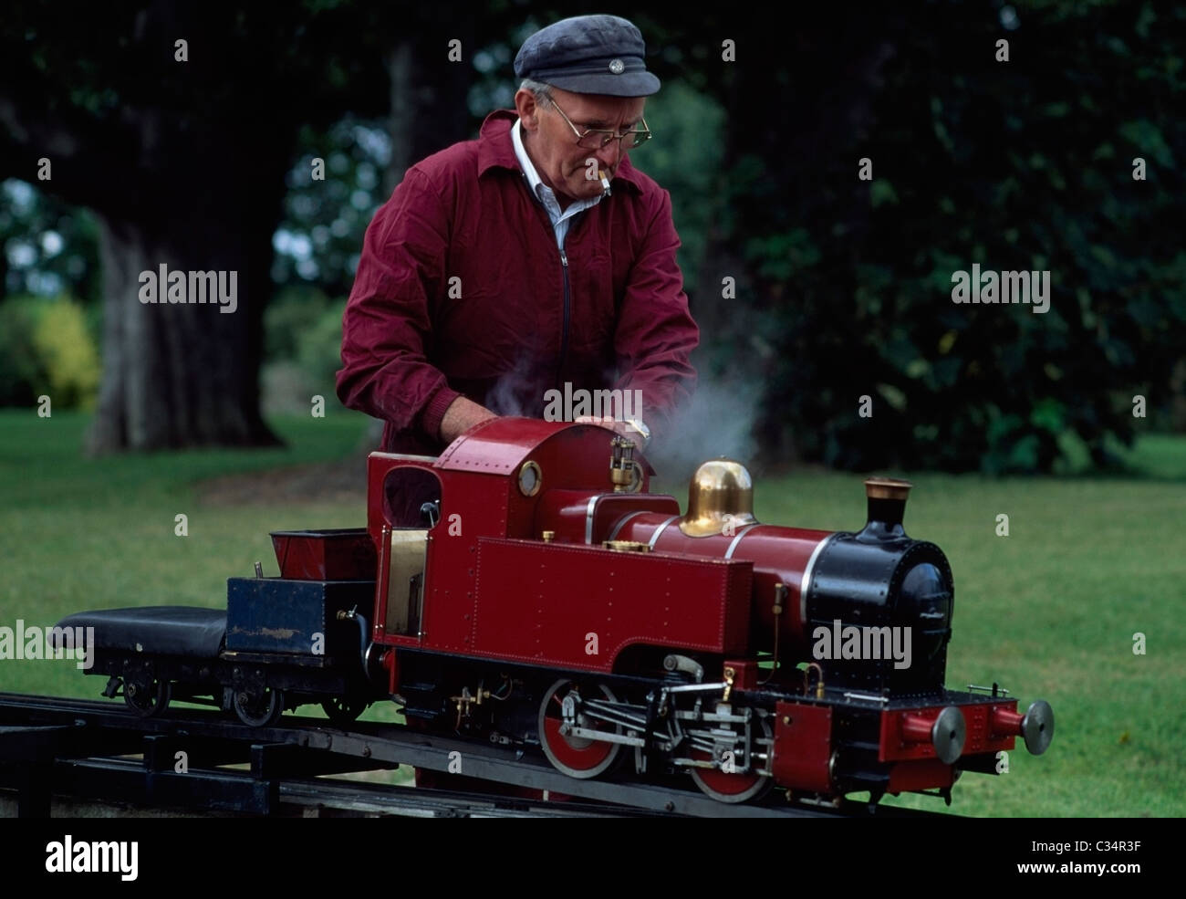 Dublin,Co Dublin,Ireland;Model Train In Marley Park Stock Photo Alamy