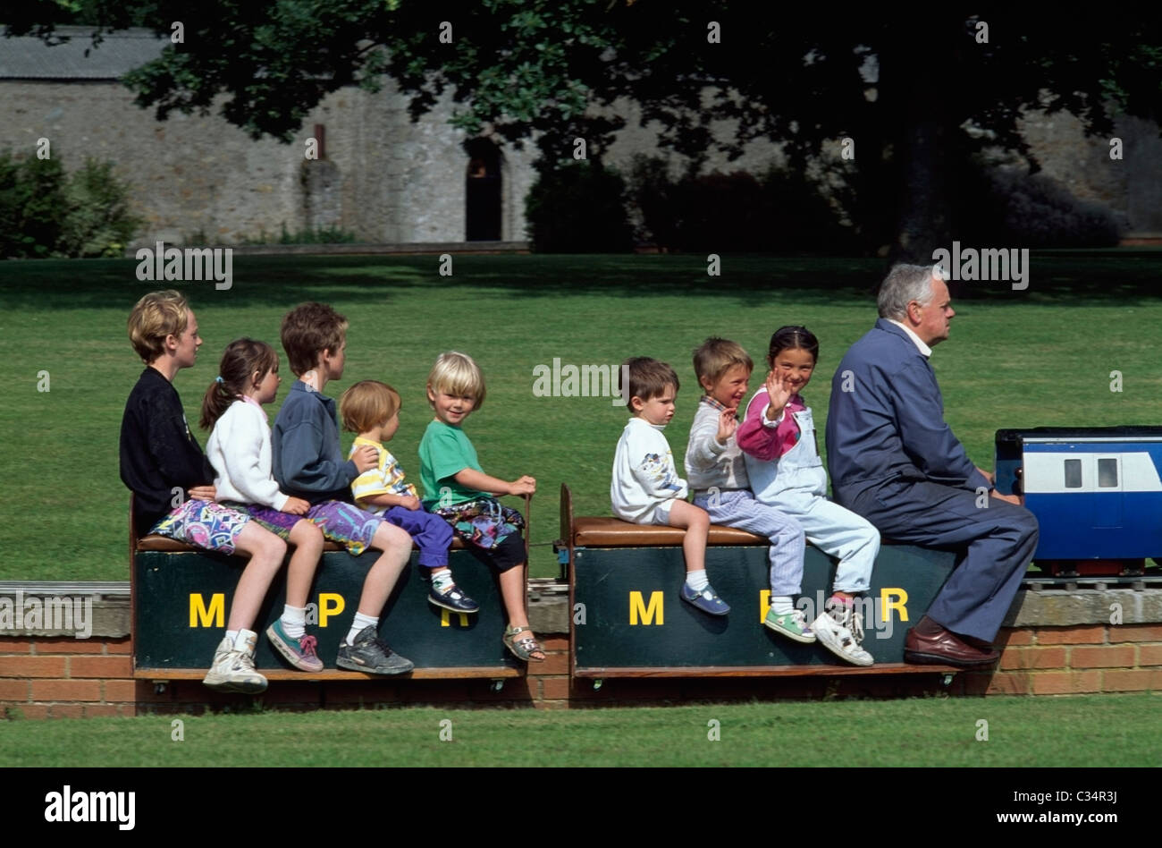 Dublin,Co Dublin,Ireland;Model Train In Marley Park Stock Photo Alamy