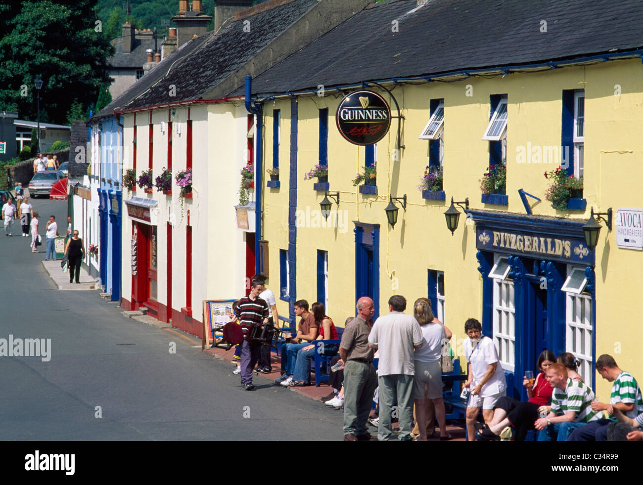 Avoca,Co Wicklow,Ireland;Street Scene In Avoca Stock Photo Alamy