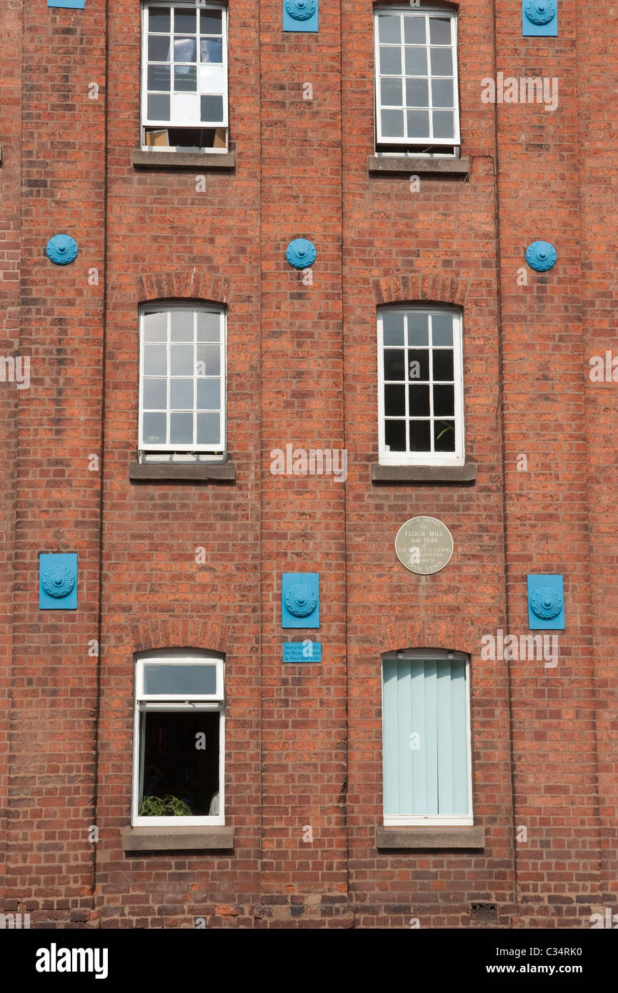 Former flour mill in Hereford Stock Photo Alamy