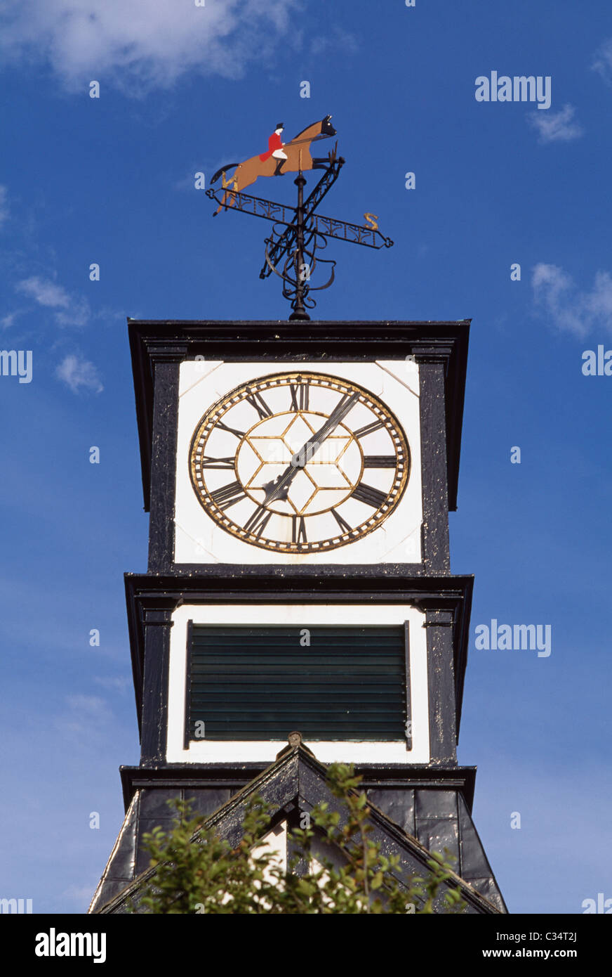 Royal Dublin Society Clock, Dublin, County Dublin, Ireland Stock Photo