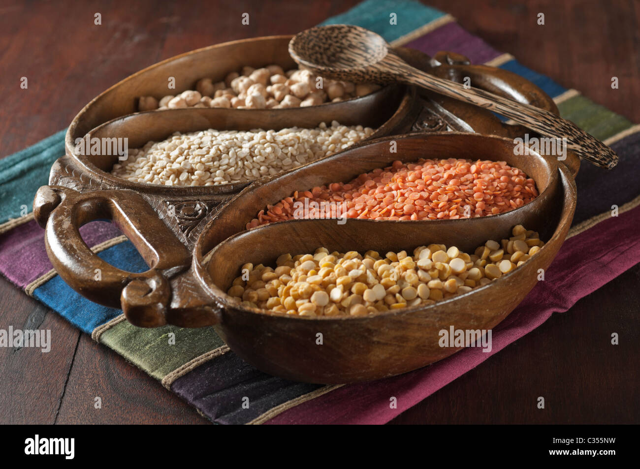 India Asia Dhal Pulses Stock Photo