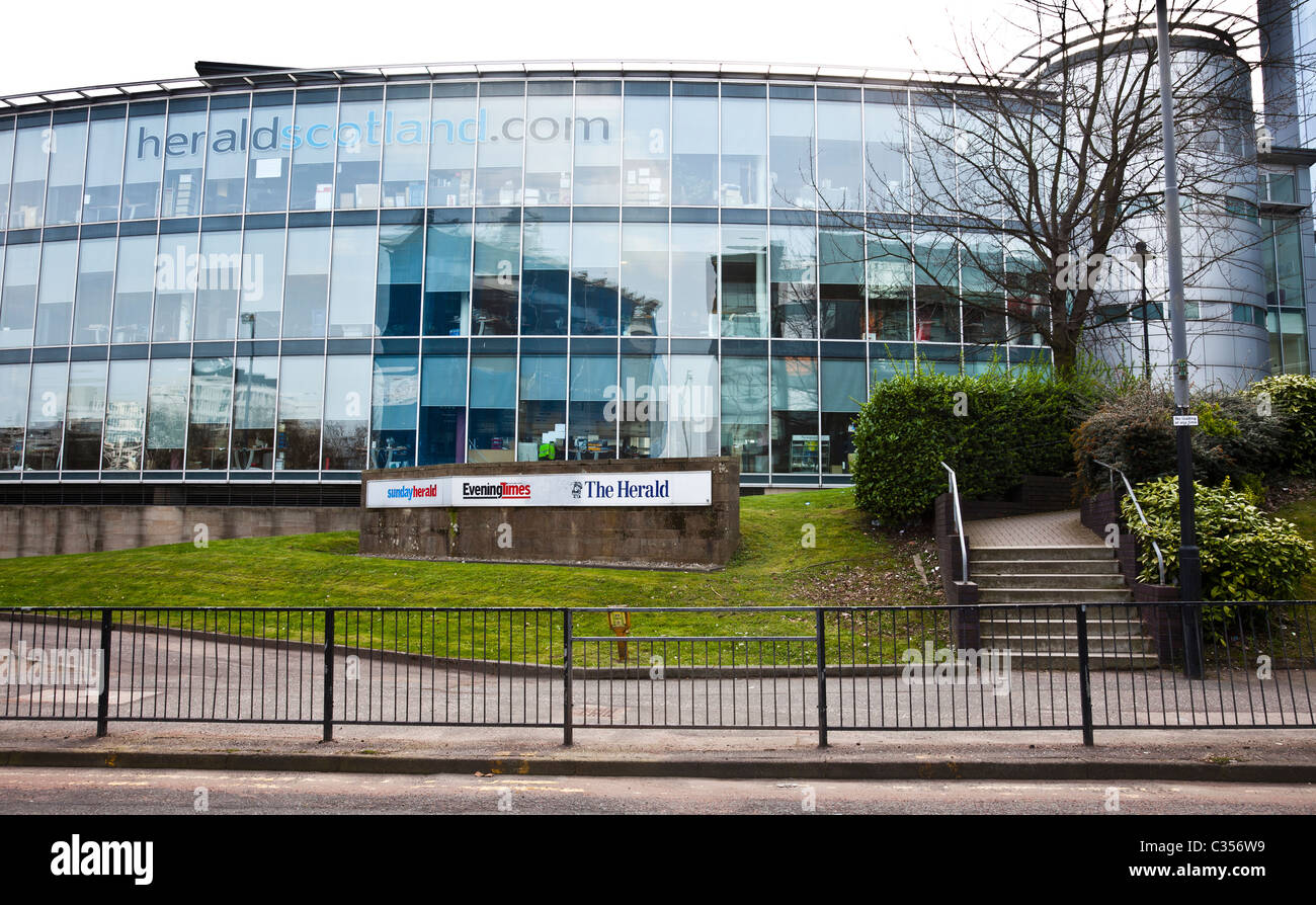 Glasgow headquarters of the media group currently owned by Newsquest, incorporating The Herald, Sunday Herald, Evening Times, S1 Stock Photo