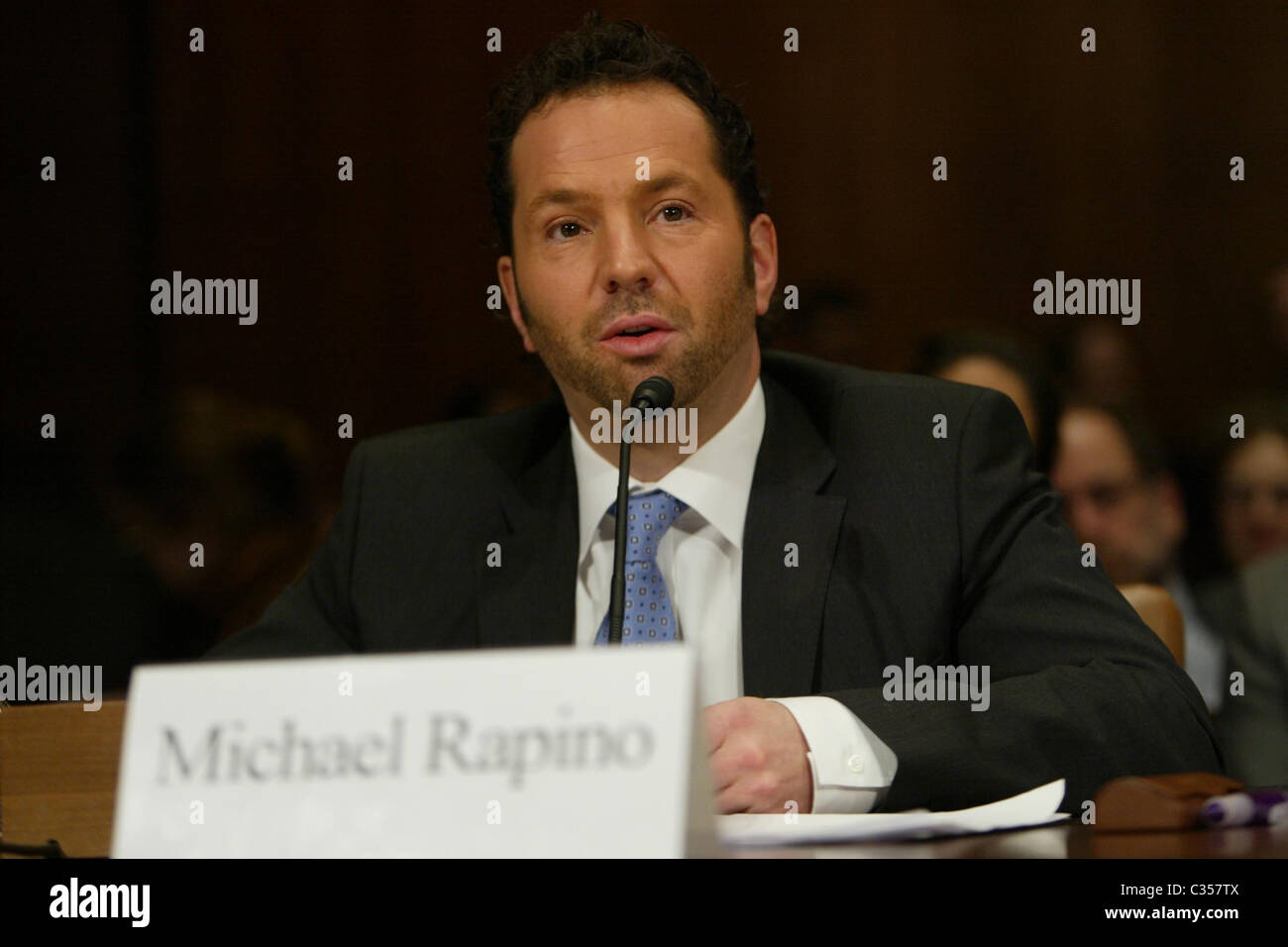 Live Nation President and CEO Michael Rapino  Ticketmaster And Live Nation CEO's testify before the Senate Judiciary Stock Photo
