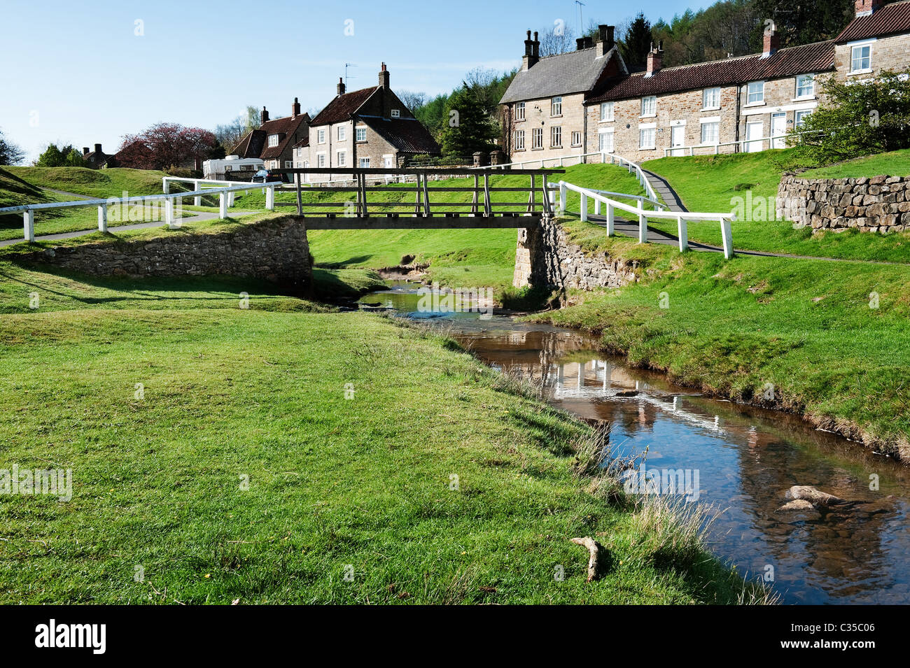 Hutton Beck, Hutton le Hole village Stock Photo - Alamy