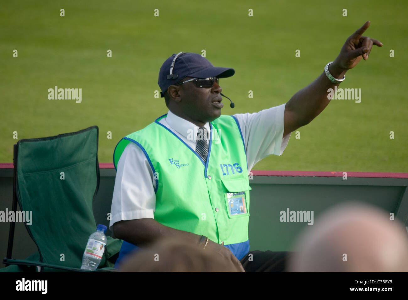 Security Official Fourth Ashes Test Cricket Match Australia versus