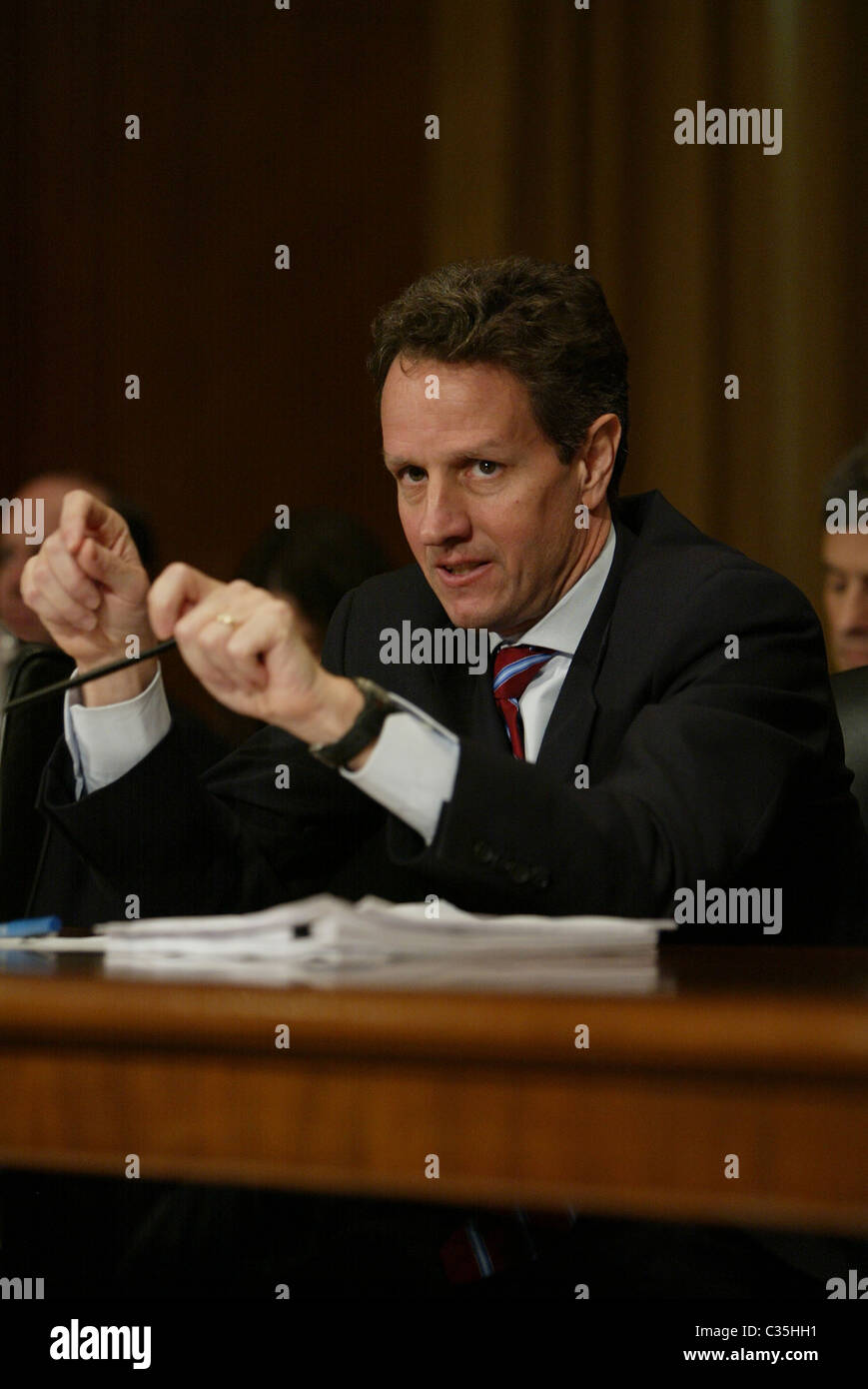 Tim Geithner Us treasury secretary timothy geithner hi-res stock photography and ...