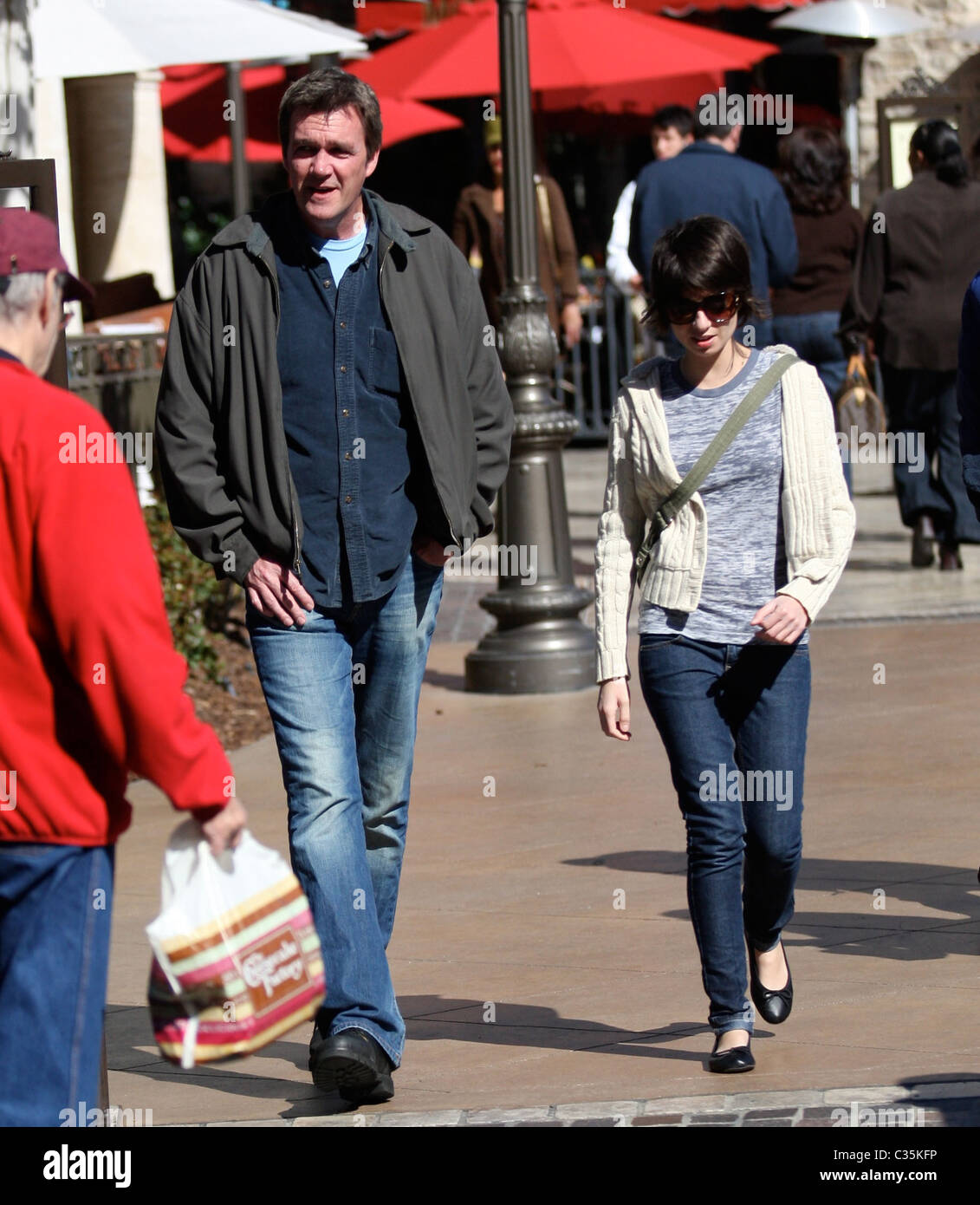 Neil Flynn 'Scrubs' star out shopping with a female companion in Hollywood Los Angeles, California - 12.02.09 Owen Beiny / Stock Photo