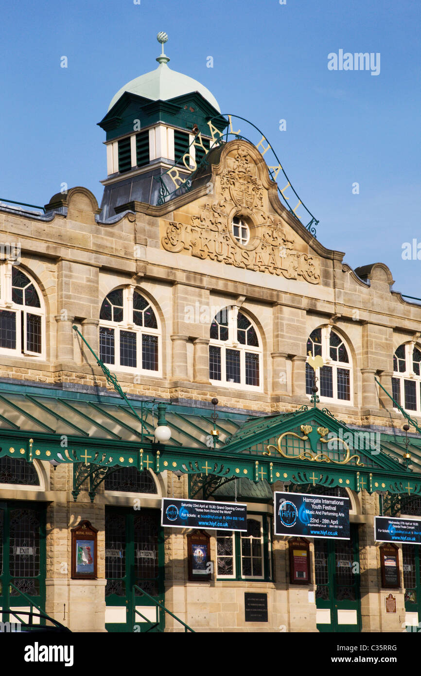 The Royal Hall Harrogate North Yorkshire England Stock Photo Alamy