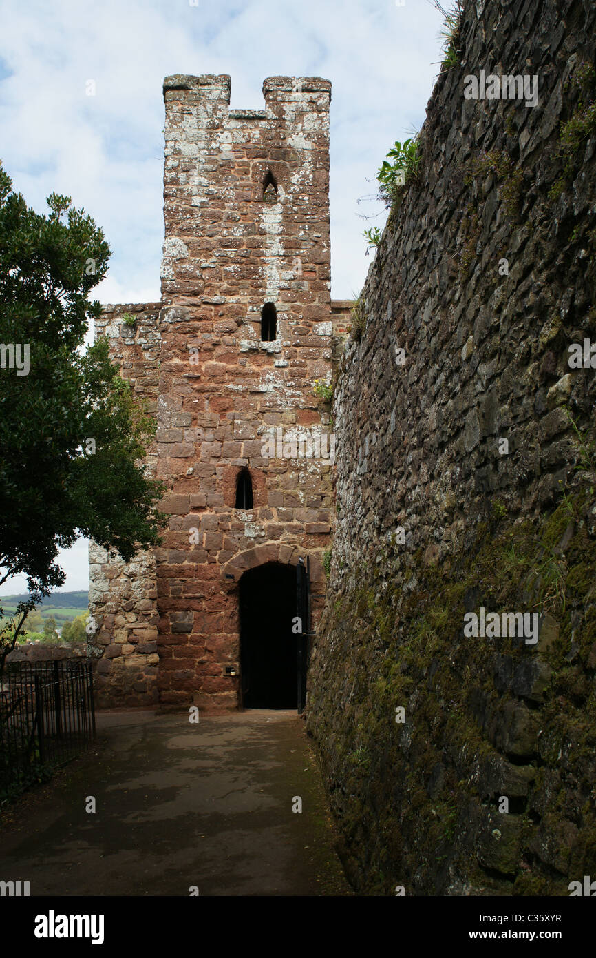 Exeter City Walls Stock Photo