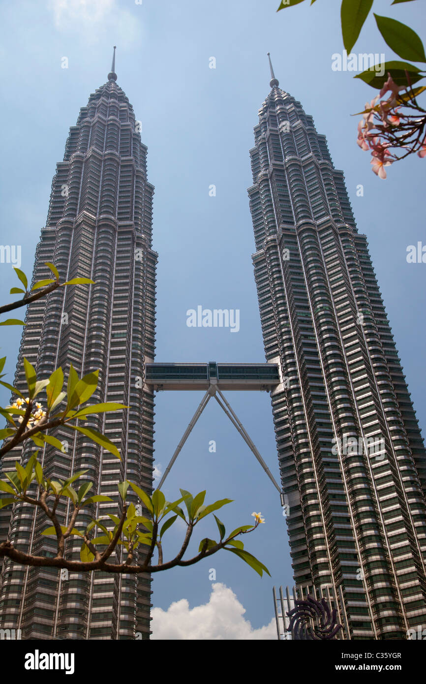 The Petronas Towers Kuala Lumpur 3 Stock Photo