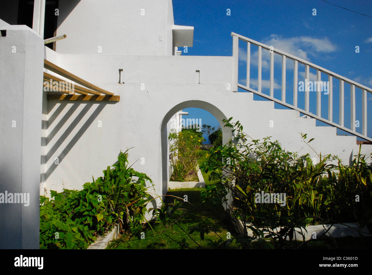 Exterior of Noel Coward home / studio at Firefly, the Jamaican home of