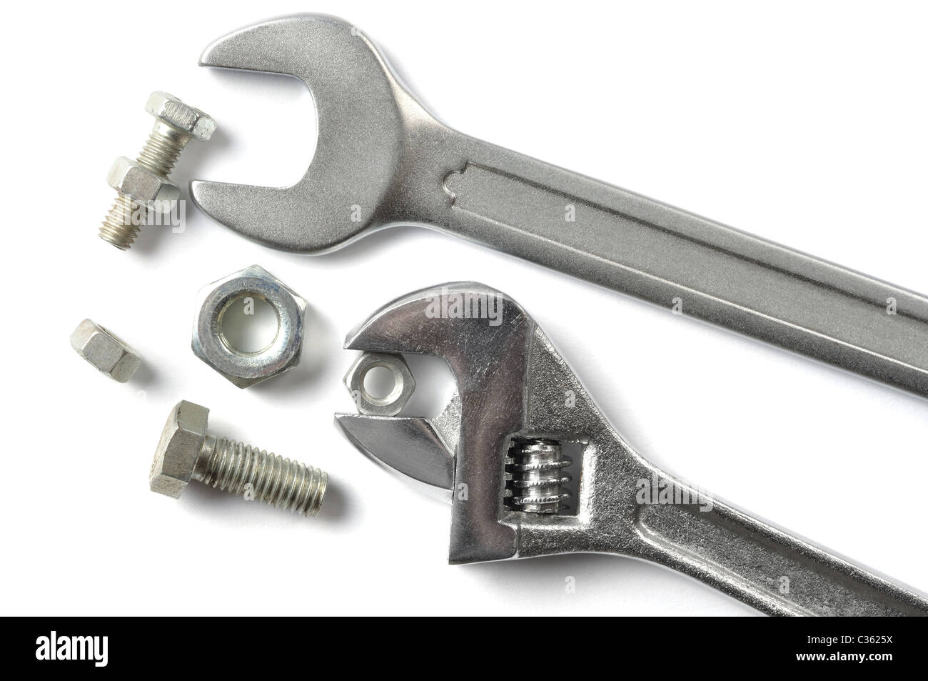 Wrenches and Screws Stock Photo Alamy
