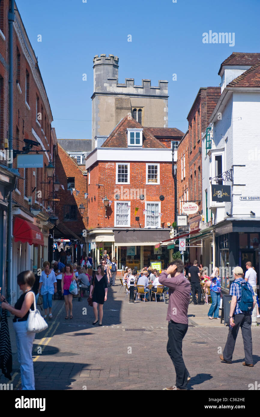 Winchester City , ancient capital of Wessex , Great Minster Street on