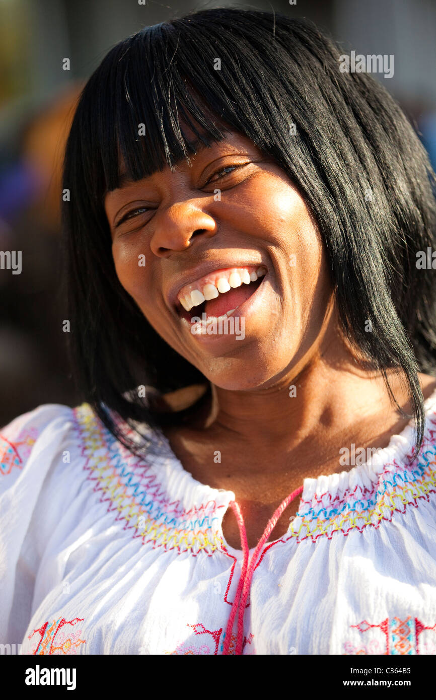 Vertical smiling african american hi-res stock photography and images ...