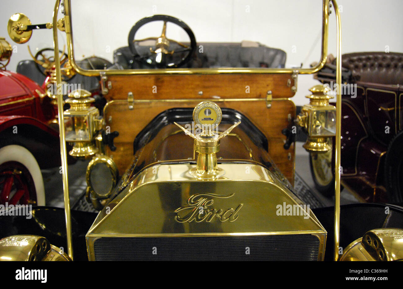 Ford Model T car at Classic Cars Museum, Nelson, South Island New Zealand Stock Photo