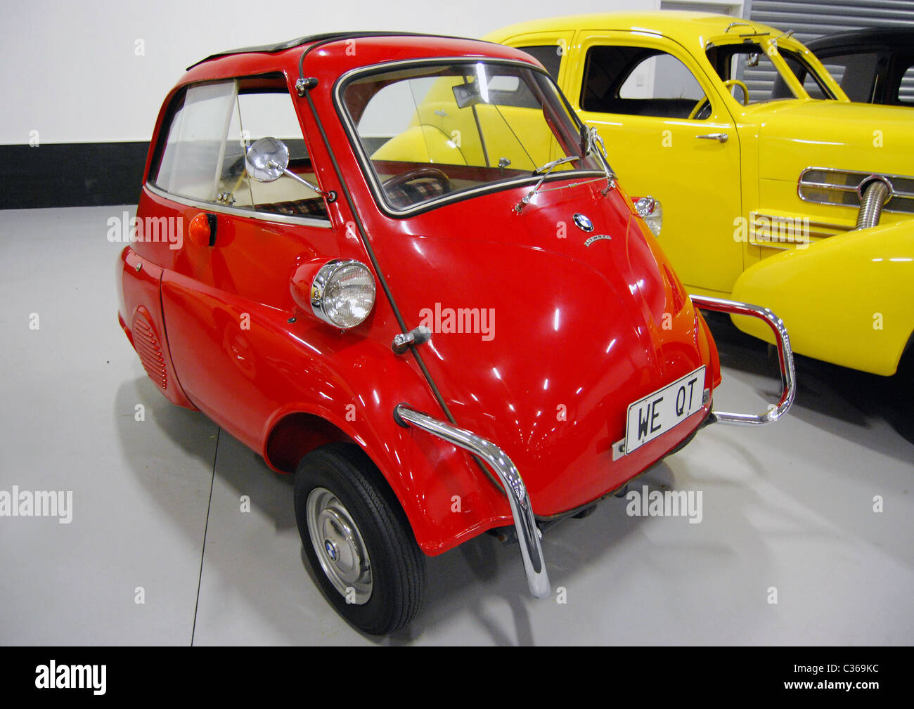 1956 BMW Isetta car at Classic Cars Museum, Nelson, South Island New Zealand Stock Photo