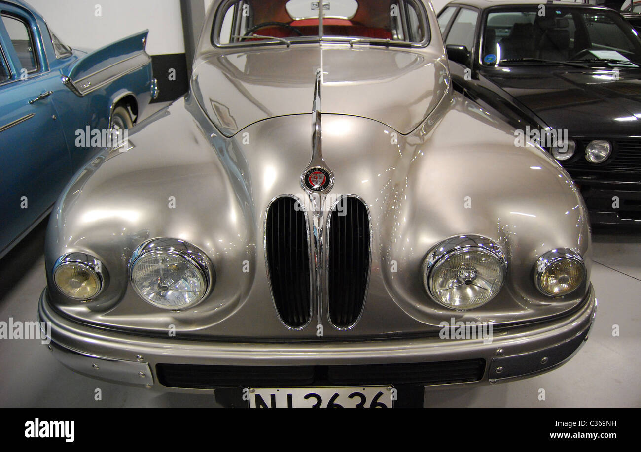 1953 Bristol 403 car at Classic Cars Museum, Nelson, South Island New Zealand Stock Photo