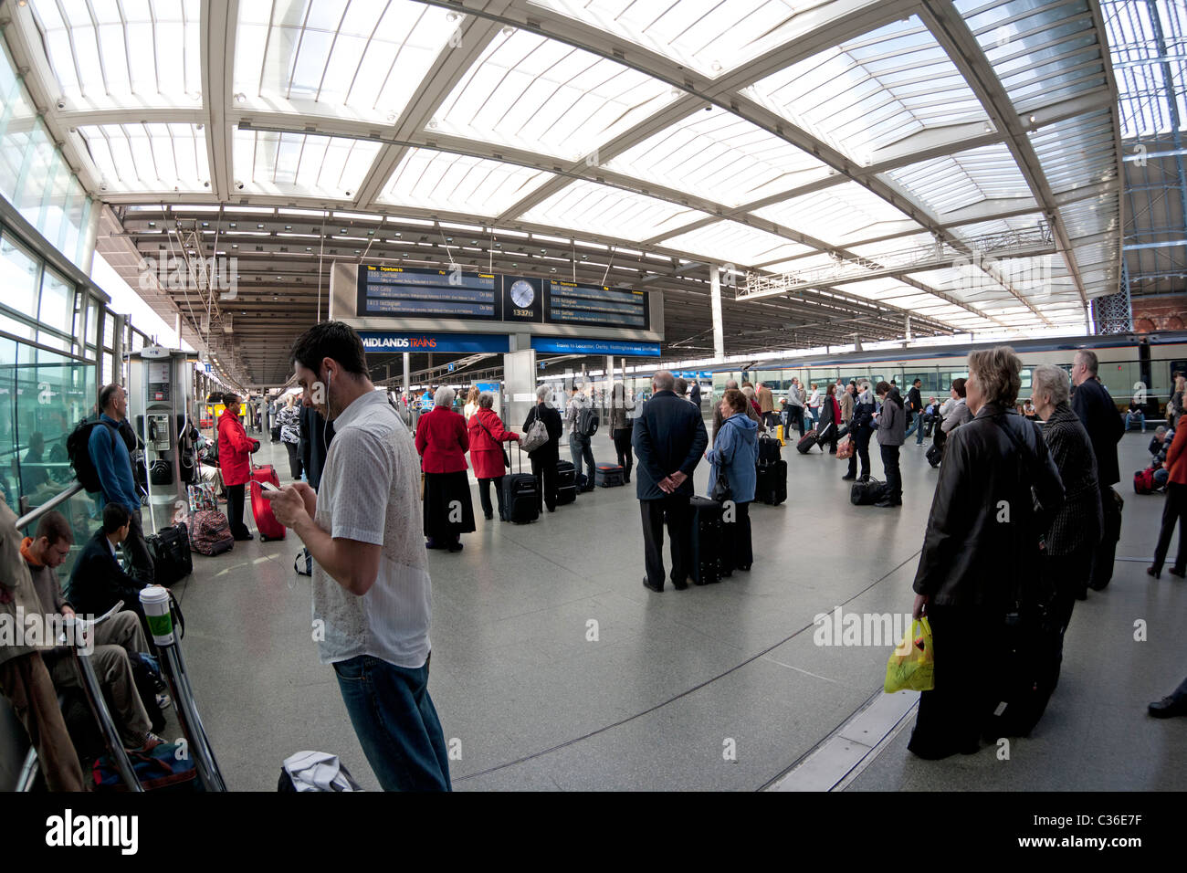 St Pancras Railway Station, London Stock Photo