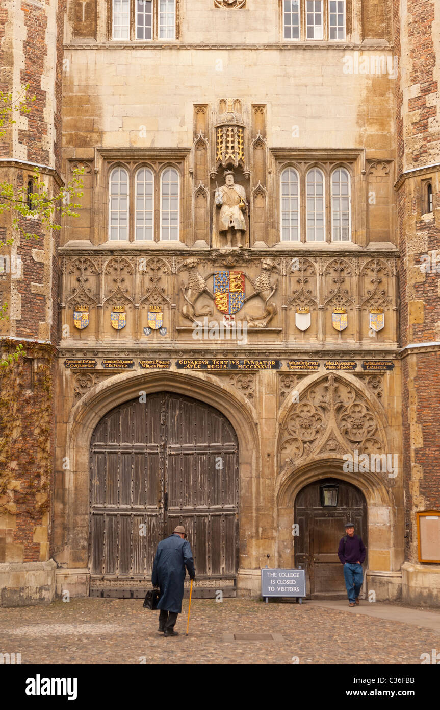 Trinity college in Cambridge , Cambridgeshire , England , Britain , Uk Stock Photo