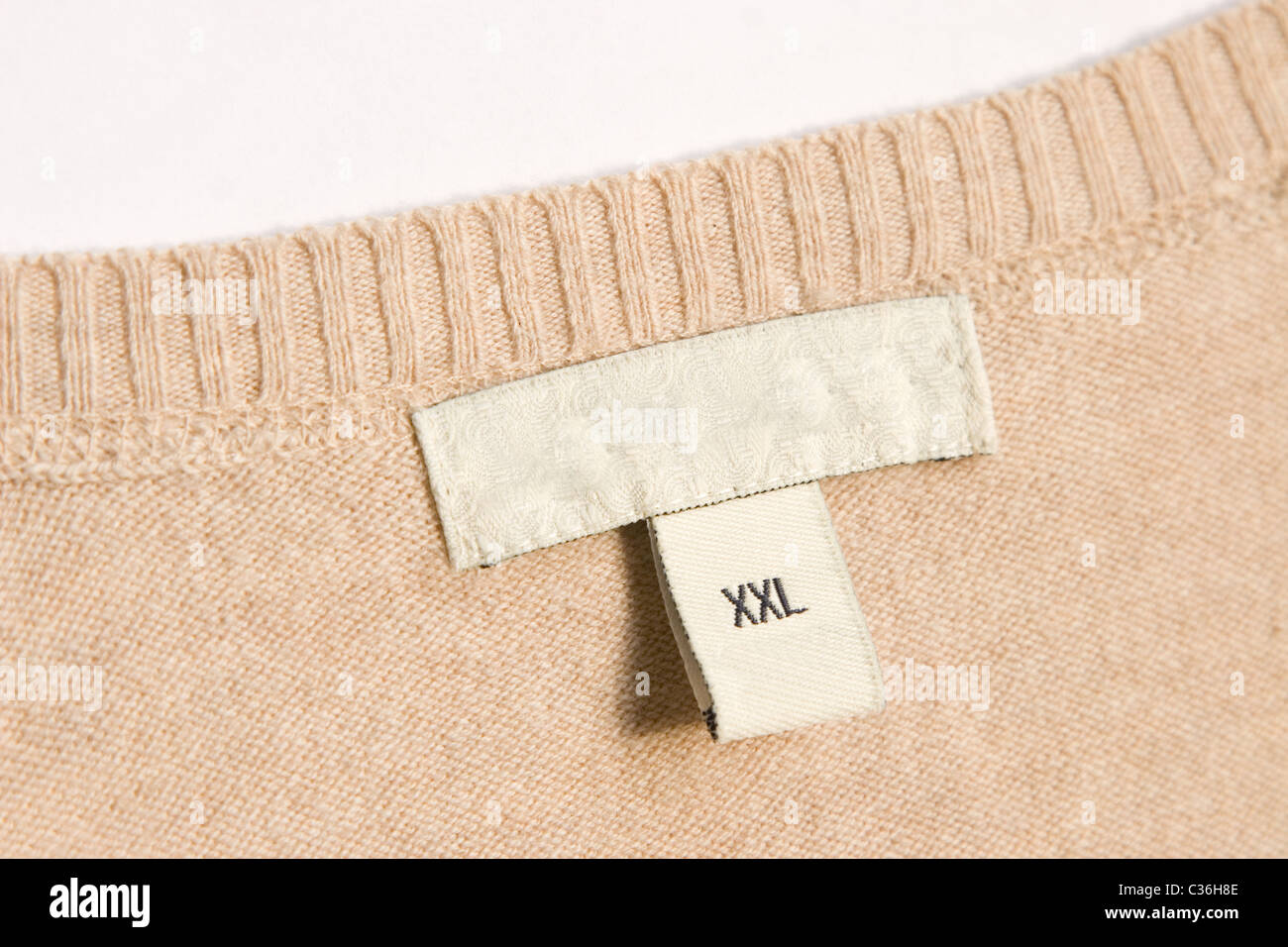 Xxl size clothing label tag hi-res stock photography and images